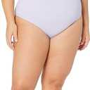 Amazon Essentials Women's High Waist Swim Bottom (Available in Plus Size) (Large, Lavender)