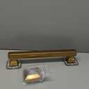Moen YG5112BG Bathroom Safety 12-Inch Stainless Steel Transitional Bathroom Grab Bar, Brushed Gold