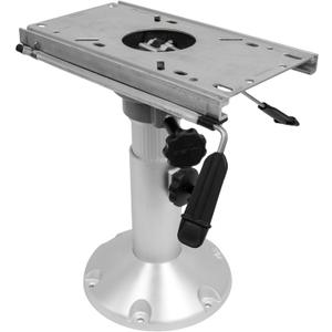 Wise 8WP21-374 Boat Seat Pedestal, Adjustable Height from 12" to 18", with Seat Slide Seat Mount, Adjustable Travel 5" - Fore & AFT