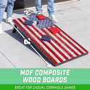 GoSports Portable Cornhole Sets, 8 Styles Choose 4 x 2 ft or 3 x 2 ft - Boards Include 8 Bean Bags, Travel Case, and Game Rules