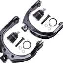 LCWRGS Front Upper Control Arms w/Ball Joints Replacement for 2002-2009 Chevy Trailblazer/SSR, 2002-2009 GMC Envoy, 04-2007 Buick Rainier, 02-2009 Isuzu Ascender/Oldsmobile Bravada/Saab 9-7X