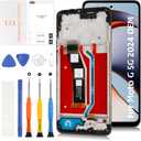 for Motorola Moto G 5G 2024 6.6" Screen Replacement with Frame LCD Display XT2417-1 XT2417 Touch Digitizer Screen Assembly with Repair Tools