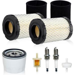 Air & Oil Filter Tune Up Kit for Husqvarna YTH22V46 YTH18542 YTH24V48 YTA18542 YTA22V46 YTA24V48 YTH2348 YTH24V54 Z246 Z254 Lawn Mower, 17.5hp 19.5hp 20hp 21hp Engine.