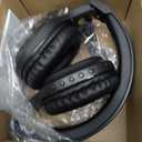 Rechargeable and Portable Personal FM Radio Headphones with Best Reception, Wireless Headset Radio Ear Muffs for Jogging, Mowing, Cycling, Meeting FM Receiver - Upgrade Type-C