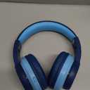 iClever BTH12 Kids Bluetooth Headphones,Colorful LED Lights Kids Headphones Wireless,74/85dBA Safe Volume,85H Playtime,Fast Charging,Bluetooth 5.2,Over Ear,Built-in Mic for iPad/Tablet/Airplane,Blue