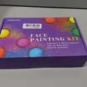 54 Colors Face Painting Kit for Kids,18 Colors Split Cake Water Activated Face Paint Palette, Body Paint for Adults, Non Toxic Makeup Professional for Halloween,Christmas,Cosplay,Parties, Birthdays