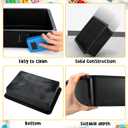 Sintuff 24 Pcs Plastic Paper Trays for Classroom, Stackable Letter Size Flat Organizer Bins for Teacher Desk, Turn in Classroom Trays File Storage Baskets for School Office Supplies (Black)