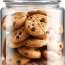 Masthome Large Glass Jar,1 Gallon Glass Jar with Lid, Airtight,Dishwasher Safe,Wide Mouth Storage Canister for Pasta,Flour,Nuts,Cookies,& More