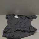 PRETTYGARDEN Jumpsuits for Women 2025 Dressy Casual Off Shoulder Romper Outfits Spring Vacation Travel Summer Lounge Clothes (Small, Dark Grey)