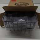 CXWXC Rear Bike Rack with Basket - Bike Cargo Rack for Disc Brake/Non-Disc Brake Mount - Bicycle Pannier Rack, Touring Carrier Rack fit 26-29 and 700c