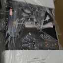 Vibration Plate Exercise Machine, Vibrating Plate Platform for Lymphatic Drainage with 200 Adjustable Speeds, Power Vibration Plate for Weight Loss & Fitness, Supports Weight 450 Lbs (Jet Black)