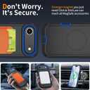 Case Compatible with iPhone 17 Air Case Heavy Duty Shockproof 3-Layer Full-Body Protection Rugged Cover [Compatible with Magsafe] (Black/Blue)