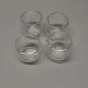 Double Walled Espresso Cups Set of 4 (50% Thicker), 3 Ounce Clear Expresso Coffee Mugs, Espresso Shot Glasses, Double Wall Insulated Espresso Cups Suit for Espresso Machine, Microwave Safe