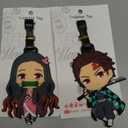 Cartoon/Anime Luggage Tag Suitcase ID Tag with Adjustable Strap (D Slayer)