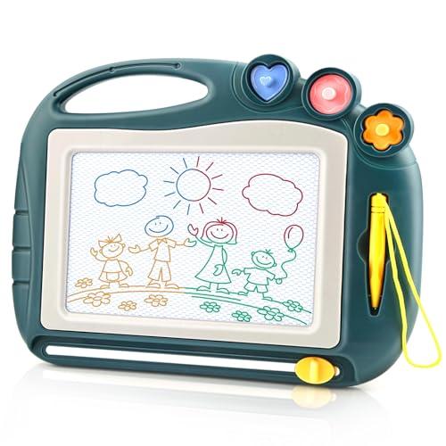 Daisiki Magnetic Drawing Board, Toddler Toys for Age 1 2 3 Boys Girls, Sketch Pad, Birthday Easter Christmas Halloween Kids Toy Gifts for Boys and Girls