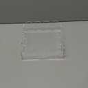 Transparent Acrylic Napkin Holder Clear Guest Paper Disposable Hand Towel Dispenser Tray Organizer For Table Home Kitchen Restaurant and Hotel Business (Scalloped Square Clear 7")