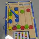 Kids Montessori Magnetic Wooden Toys: 3 4 5 6 7 Year Old Birthday Gift for Boys Girls Age 4-7 Preschool Educational Learning Activities Toy Sensory Autistic Puzzle Maze Game Present for Toddlers