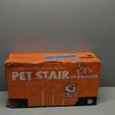 Dog Stairs with Storage 23" H, 4-Step Wider Dog Steps for High Beds Window, Folding Sturdy Pet Stairs Gift for Injured Old Dogs Cats, Ramp for Climbing Car Up to 200 lbs,(Gray, No Condo)