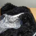 Fluffy Rug Shaggy Area Rug, Black 8x10 Area Rugs for Living Room, Large Shag Area Rugs for Bedroom Kids Room Home Decor, Upgrade Anti-Skid Rectangular Fuzzy Rugs