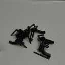 6pcs Shed Hooks for Rubbermaid Fasttrack, Plastic Multi Purpose Shed Organizer Accessories, Power Tool Hangers Holder Organization and Storage for Garage Hanging Shovel Rake Sports Equipment