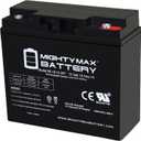 Mighty Max Battery ML18-12INT - 12 Volt 18 AH, Internal Thread (INT) Terminal, Rechargeable SLA AGM Battery