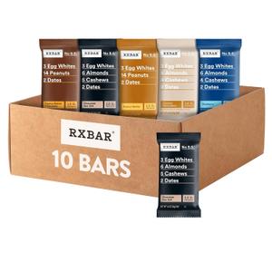 RXBAR Protein Bars, Snack Bars, Variety Pack (10 Count) (EXP 01/01/27)
