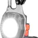 MAKDAK Cob Keychain Work Light Rechargeable EDC Keychain flashilight 7 Modes 1600Lumen high Lumen Flashlights for Emergencies Led Flashlight (Black)