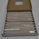 STICKGOO Peel and Stick Backsplash, PVC Wall Tiles Stick on Backsplash for Kitchen(4 Sheets, Beige with Metal Gold)