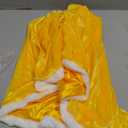 Princess Cloak with Hood Girls Cape Kid Toddler Costume Dress up for Halloween Christmas Carnival Cosplay (5-7 Years, Yellow)