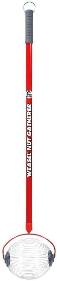Garden Weasel Nut Gatherer - Medium Cage | Pick Up Pecans, Acorns, Hickory Nuts, Golf Balls, Sweet Gum Balls | Nut Collector and Picker Upper Roller | 95314
