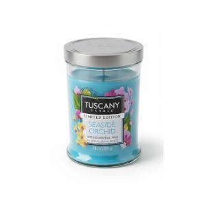 Tuscany Candle, Limited Edition, in the "Seaside Orchid" Fragrance