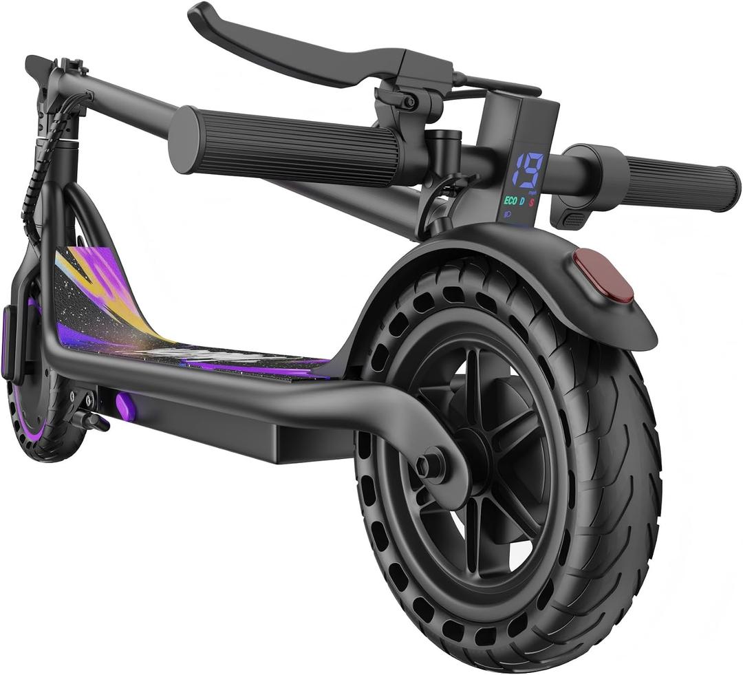 VOLPAM Electric Scooter, 350W/500W Motor, Long Range 15/17/21/28Miles, 19 Mph Top Speed