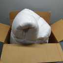 COONP Super Queen Mattress Topper, Extra Thick Pillowtop, Cooling Plush Mattress Pad Cover Cotton Top Bed Topper Protector with 8-21 Inch Deep Pocket (White)