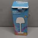 Spa-Like Shower Lamp - Waterproof Bathroom Lamp with 16 Color Ocean Wave Projector, Rechargeable Shower Light with Touch & Remote Control, Cordless Light for Inside Shower/Bathtub (Beige)