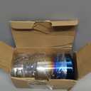 1 Pc Exhaust Tip 1.6" - 3.0" Inlet 3.9" Outlet 7.3" Length Tailpipe Universal Car Bolt on Stainless Steel Burnt Blue Rear