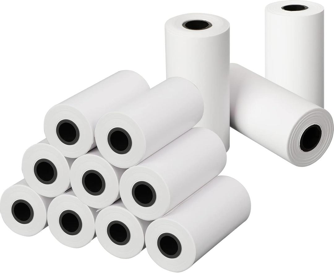 Epakh 12 Rolls Camera Thermal Paper Instant Camera Refill Paper Photo Printer Rolls, 2.2 x 1.1 Inch(White)