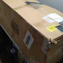 9 ft. Unlit Premium Snow Flocked Hinged Artificial Christmas Tree with Metal Stand