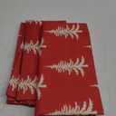 Christmas Pillow Covers 18x18 Set of 2 Red Xmas Tree Rustic Style Winter Print Decorative Outdoor Pillowcases Farmhouse Vintage Holiday Decorations Throw Cushion Case Decor for Couch Sofa Bed