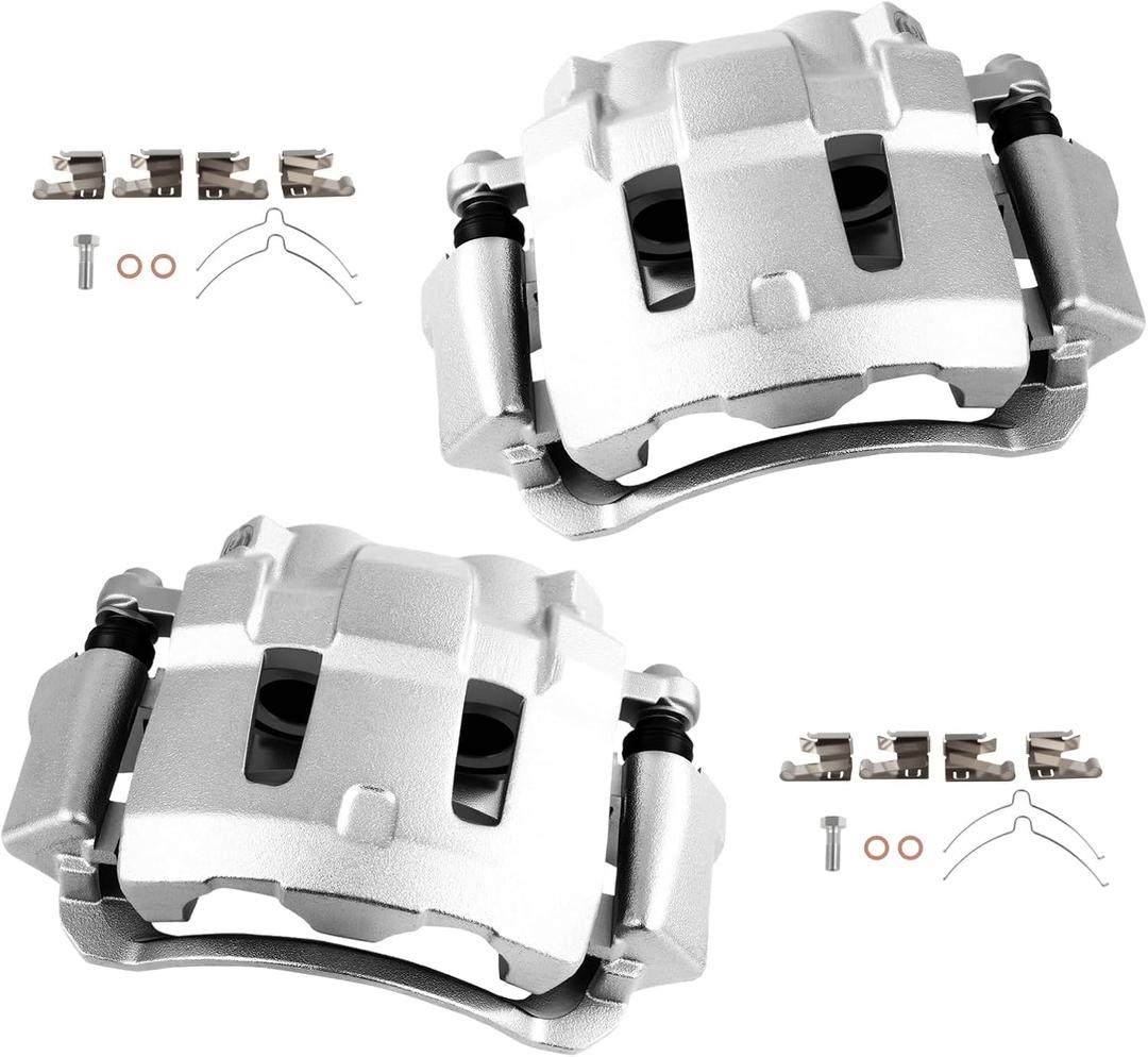 2 x cciyu Front Left & Right Disc Brake Calipers With Bracket 18B4689 18B4688