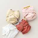 Esembly Cloth Diaper Cover - Reusable Swim Diaper, Waterproof, Breathable - Adjustable Outer Layer Over Absorbent Inner for Blowout Protection - Blush, Size 2 (18-35lbs)