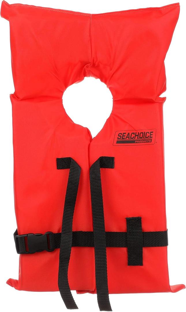 Seachoice Youth Type II Life Vest, USCG Approved, Orange