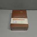 5 x Heture Academic Planner 2025-2026 , Monthly and Weekly Calendar Planner, Jul 2025 - Jun 2026 Planner For Women & Men, A5 (6.5" x 8.5"), Teacher Student Planning Book with Tabs, Ideal for Office School - (Brown 1 Pack