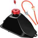 YOXUFA Metal Gas Fuel Tank Cap for 110cc 125cc 50cc 70cc 90cc ATV Coolster Taotao ATA-110B Chinese Quad 4 Wheeler PeaceSport Roketa Kazuma BMS Yamoto Baja Sunl Lawnmower Buyang Parts