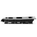 89045124 Window Switch Bezel Cover Driver Side for 2004 2005 2006 2007 Chevy Silverado GMC Sierra 1500 2500 HD 3500 Classic Door Switch Panel Control Assembly Replacement, Front Left/Dark Gray