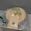 Silent Hamster Wheel 10.5 Inch Dual-Bearings Quiet Running Exercise Wheels with Wood Grain Backboard, Height Adjustable for Syrian Hamsters, Gerbils, Mice, Hedgehog, Lemmings, Warm Brown