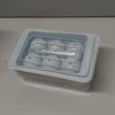 WIBIMEN Large Ice Cube Molds, Big Round Whiskey Ice Cube Trays for Freezer, Easy to Fill & Release, Whiskey Bourbon Cocktail(1.9In*6 Balls Blue/2 Pack)