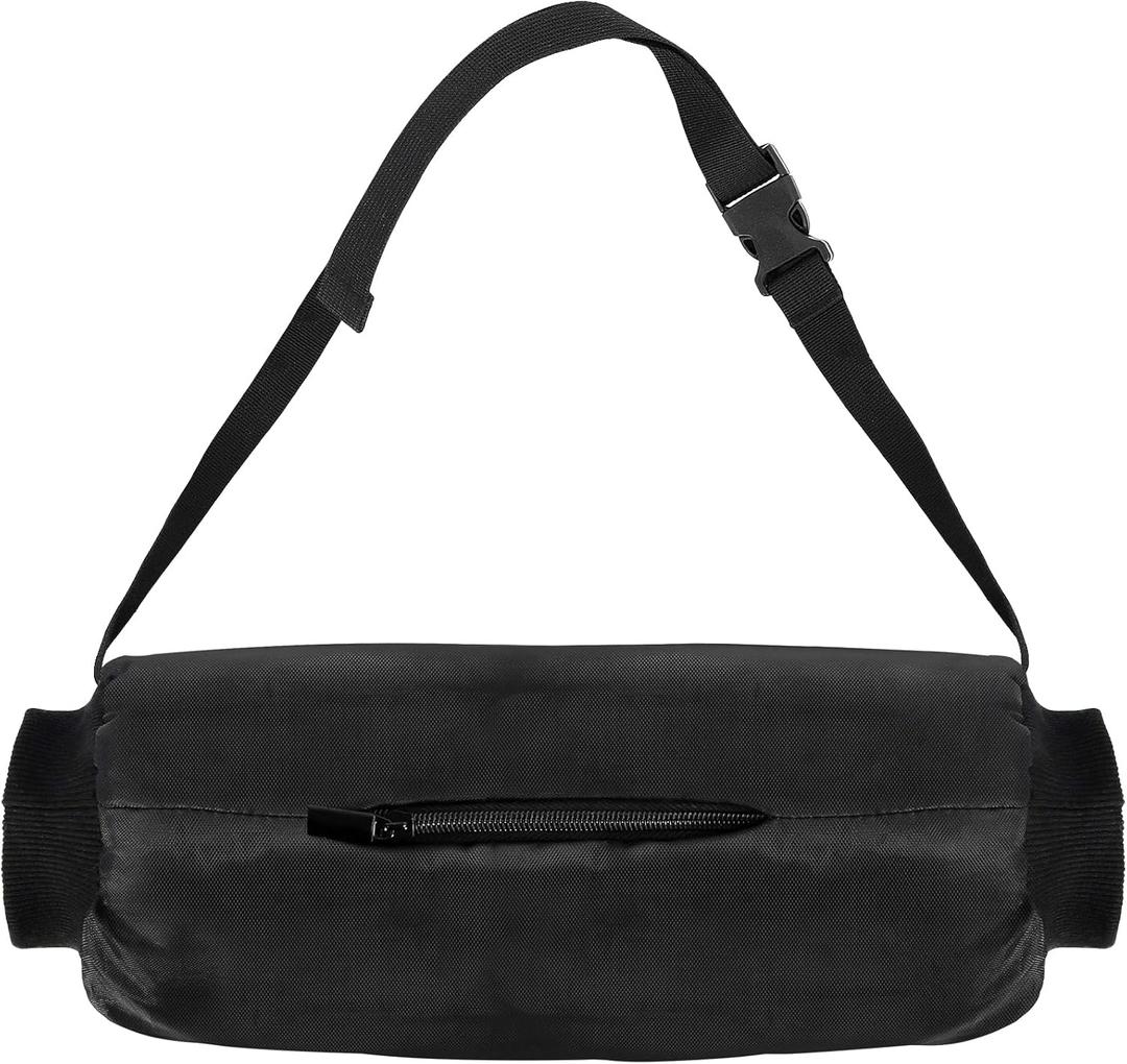 Football Hand Warmer Pouch Reusable Hand Warming Muff with Zipped Pocket and Adjustable Strap for Cold Weather, Hand Warmer Bag for Football, Baseball, Hiking, Camping
