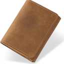 Vintage Full Grain Leather Business Card Holder for Men