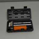 36Pcs Torque Screwdriver Wrench Driver Set 10-70 Inch Pounds lbs with 29 S2 Bits5 Drive Sockets 1/4" Socket Adapter for Maintenance,Tools, Bike Repairing and Mounting.