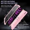 Soke Case for iPad Pro 11 Inch 2022/2021/2020/2018/iPad Air 5th/4th Generation,Built-in Screen Protector - Support 2nd Apple Pencil Charging - Heavy Duty Rugged Protective Kickstand Case - Pink